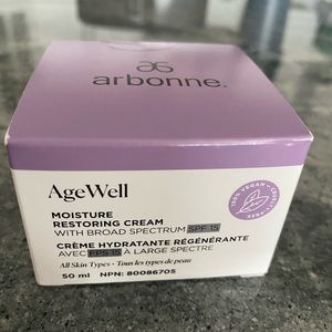 Arbonne AgeWell moisturizing restoring cream SPF 15